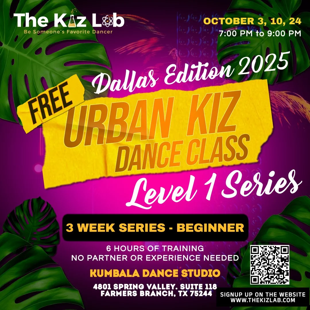 FREE Urban Kiz Level 1 Series: October 3, 10, & 24 — The Kiz Lab